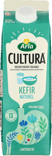 Arla Cultura® Laktosefri kefir naturel 2,5% 1 l 1000 ml