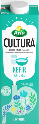 Arla Cultura® Laktosefri kefir naturel 2,5% 1 l 1000 ml