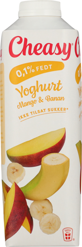 Cheasy® Yoghurt mango/banan 0,1% 1000 g