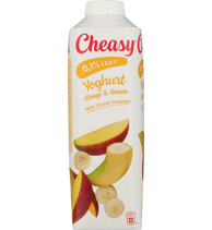 Yoghurt mango & banan 0,1% 1000 g