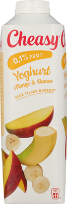 Cheasy® Yoghurt mango/banan 0,1% 1000 g
