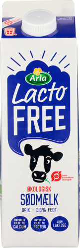 Arla®LactoFREE Økologisk Laktosefri Sødmælk drik 3,5% 1 l