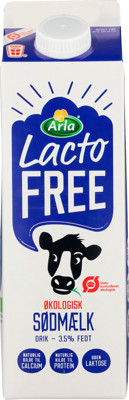 Arla®LactoFREE Økologisk Laktosefri Sødmælk 3,5% 1 l
