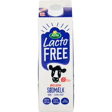 Økologisk Laktosefri Sødmælk 3,5% 1 l