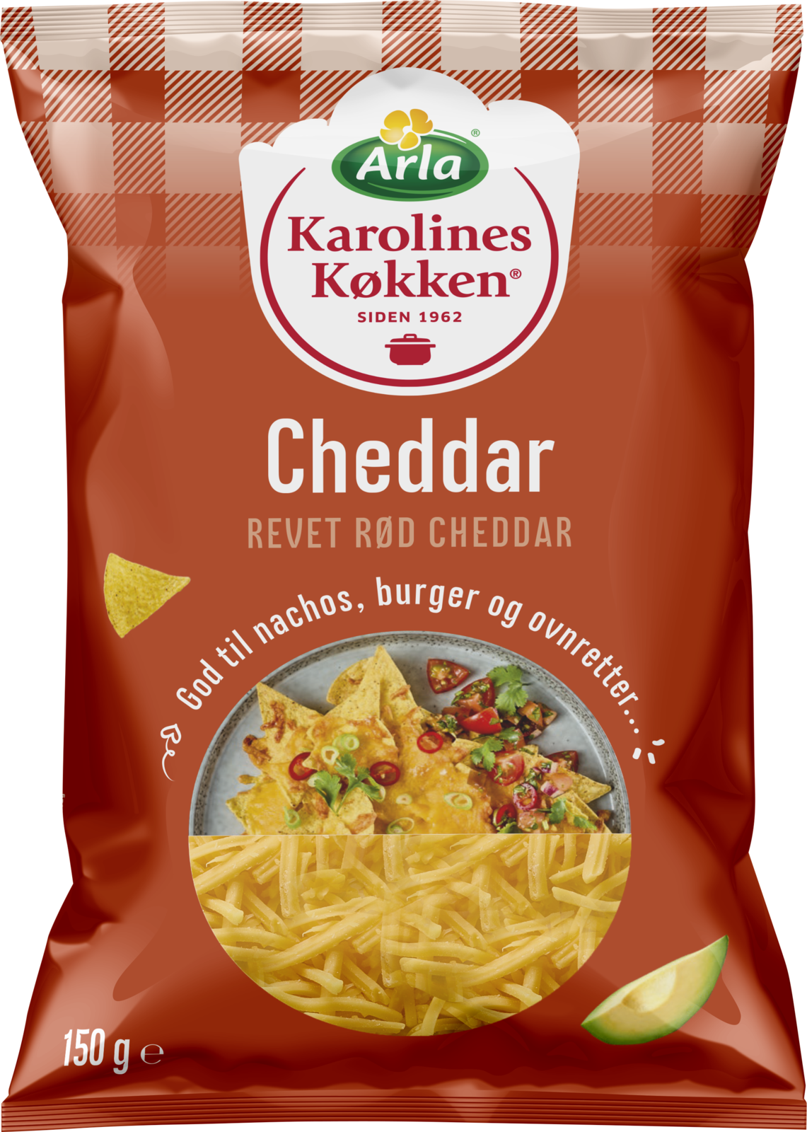 Revet Rød Cheddar 50+ 150 g