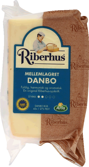 Mellemlagret Danbo 45+ 520 g