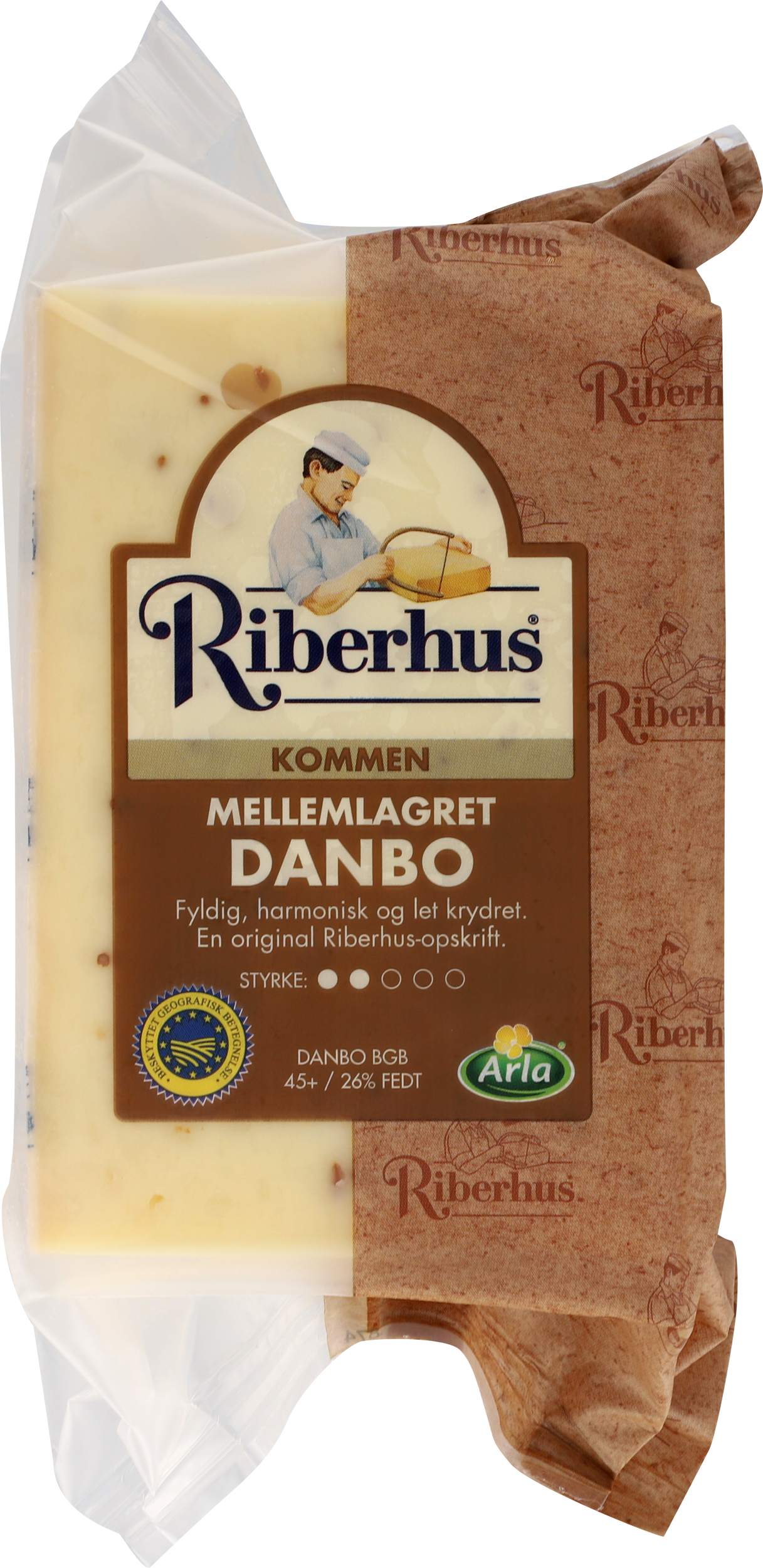 Danbo Mellemlagret m. kommen 45+ 520 g