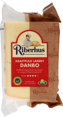 Riberhus® Lagret Danbo 45+ 450 g