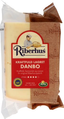 Riberhus® Lagret Danbo 45+ 450 g