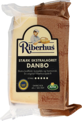 Riberhus® Ekstralagret Danbo 45+ 430 g
