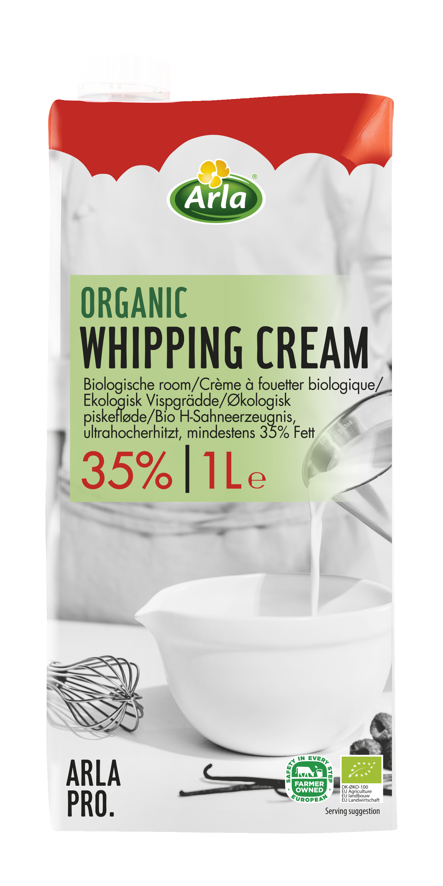 Øko Piskefløde UHT 35% 1 l