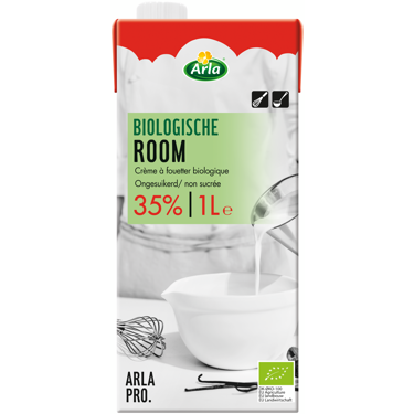 Biologische Room 35% 1L zonder suiker