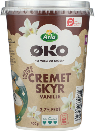 Arla® ØKO Økologisk Cremet skyr vanilje 2,7% 400 g