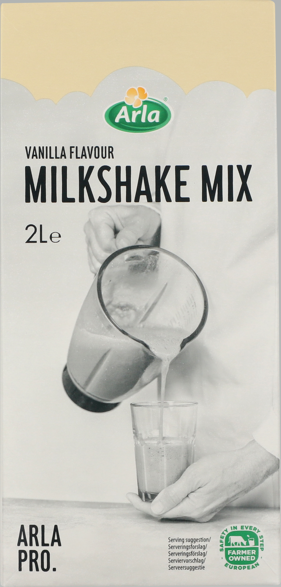 Arla Pro Milkshake Mix Vanille 2 L