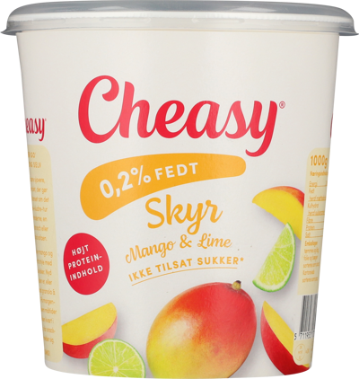Cheasy® Skyr med mango & lime 0,2% 1000 g