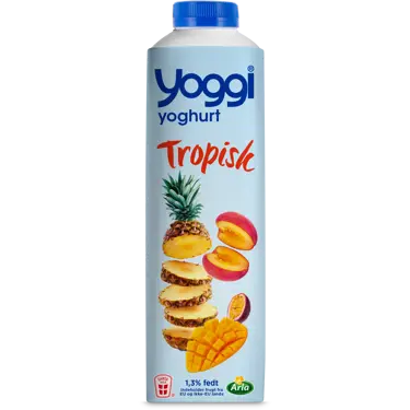 Yoghurt tropisk 1,3% 1000 g