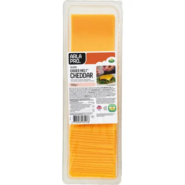 Easier Melt Cheddar 15g i skiver 48+ 750g