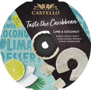 Castello® Taste the Caribbean Lime & Coconut 27% 125 g
