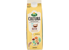 Laktosefri kefir vaniljesmag 2,3% 1 l