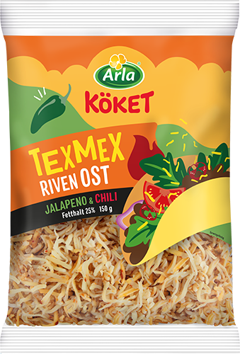 Arla Köket® Texmex riven ost jalapeno & chili
