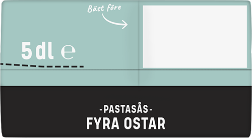 Pastasås fyra ostar 5 dl