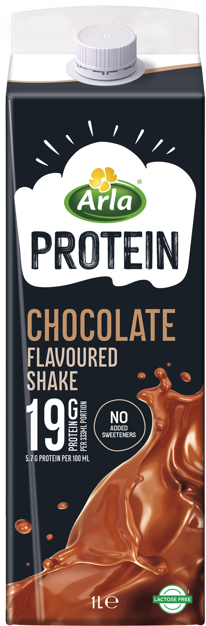 shake med smag af chokolade 0,9% 1 l