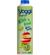 Yoghurt æble & kiwi 1,4% 1000 g