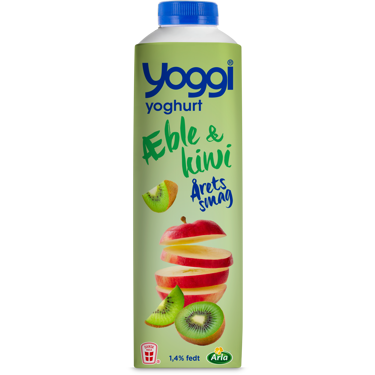 Yoghurt æble & kiwi 1,4% 1000 g