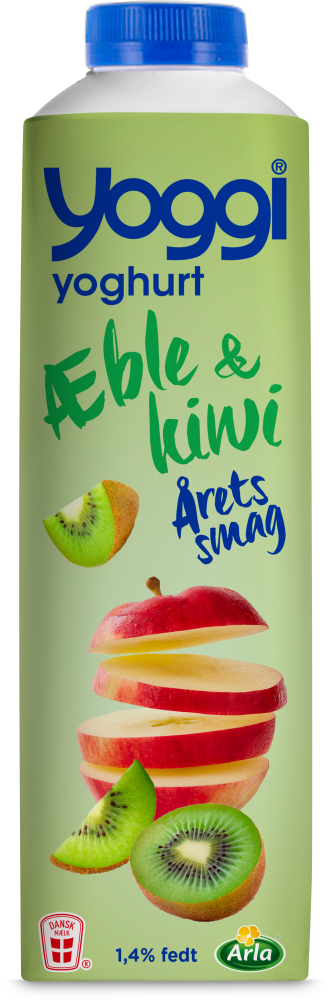 Yoghurt æble & kiwi 1,4% 1000 g