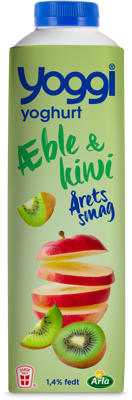 Yoggi® Yoghurt æble & kiwi 1,4% 1000 g
