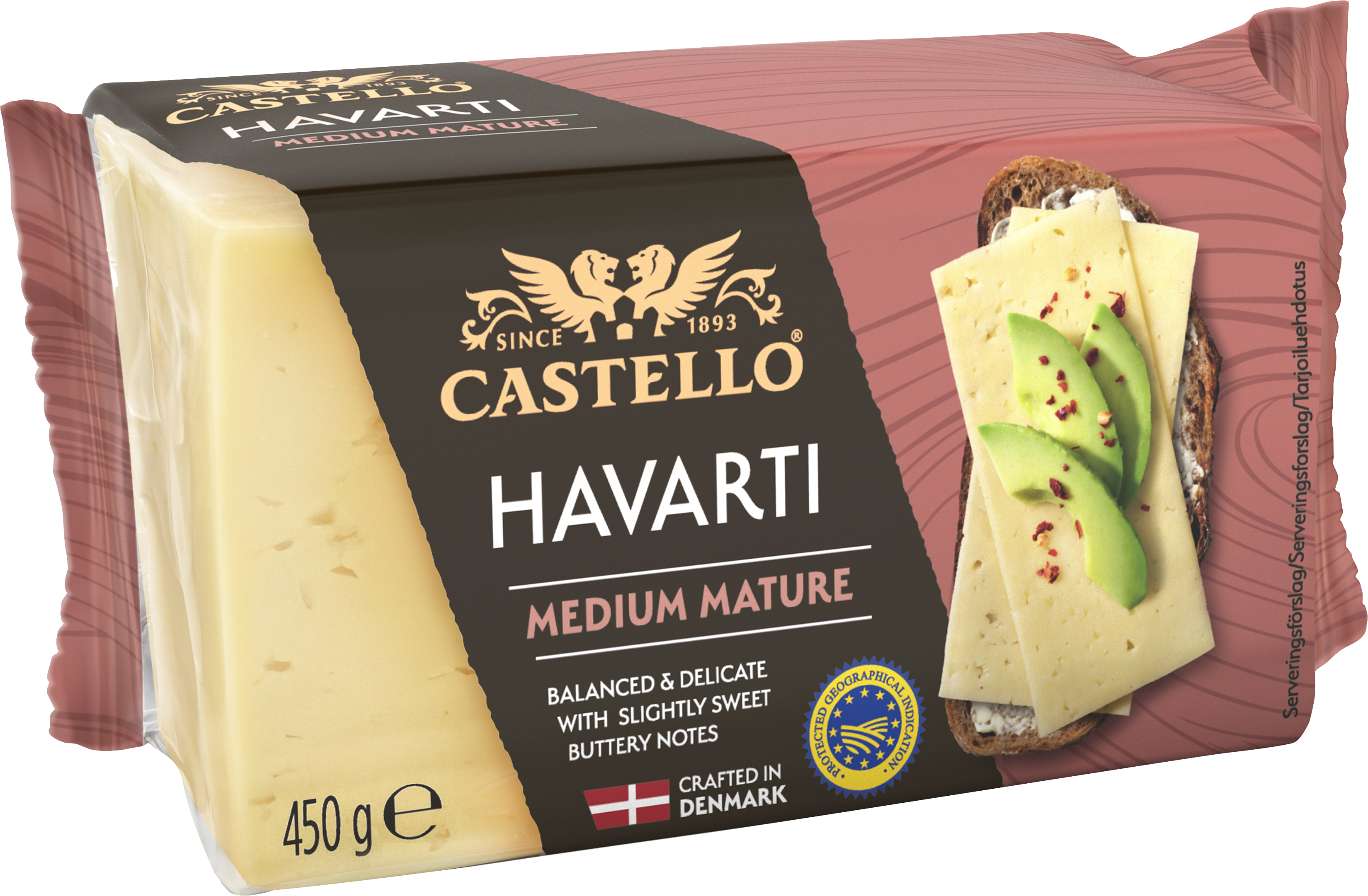 Medium Mature Havarti 26% hårdost 450g
