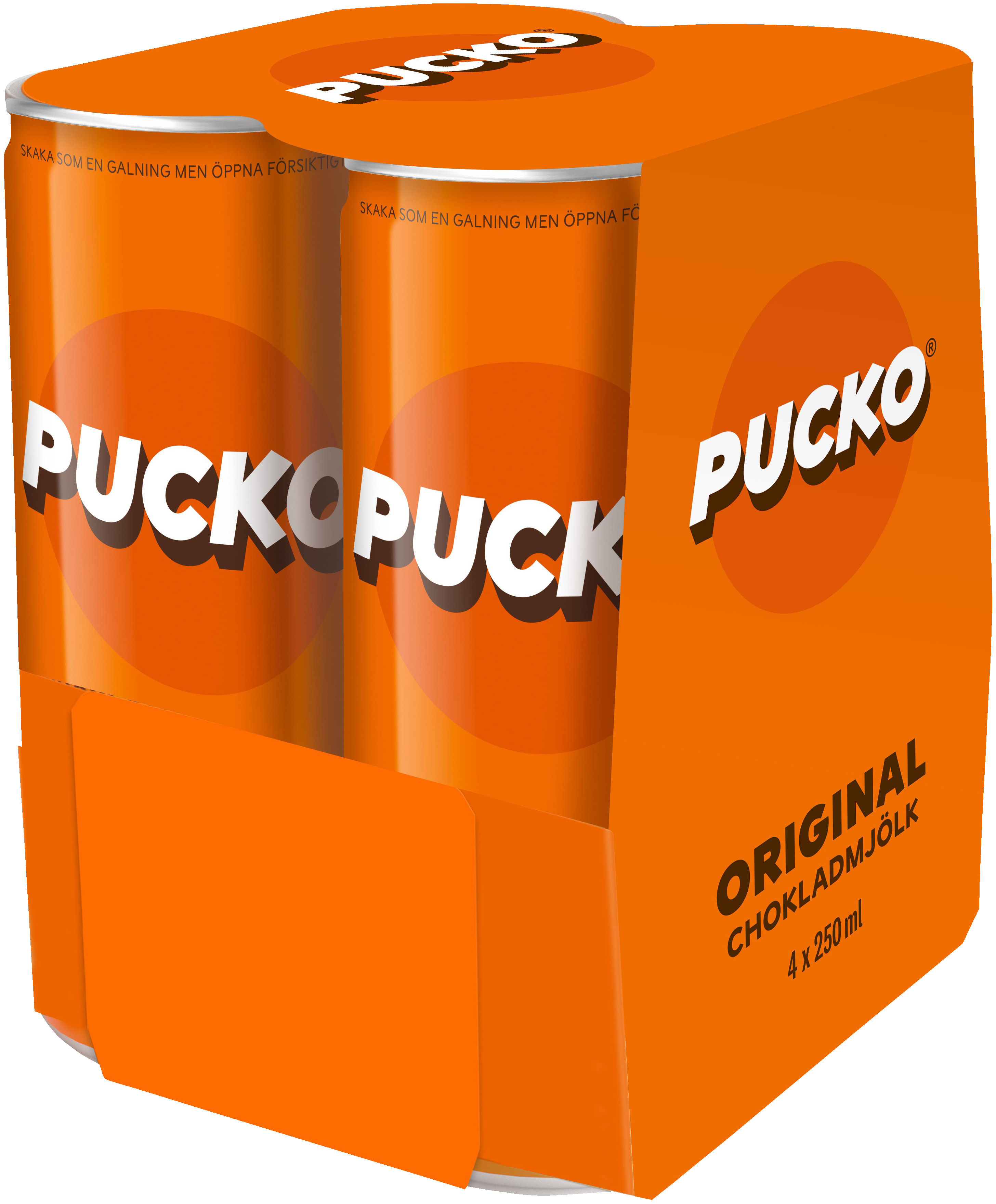 Cocio Pucko Original chokladmjölk slimcan 4x250 ml
