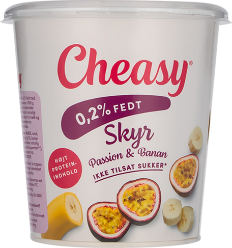 Passion & Banan Skyr 0,2% fedt 1kg