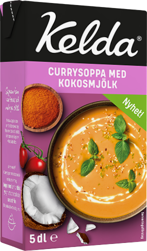 Currysoppa med kokosmjölk 5 dl