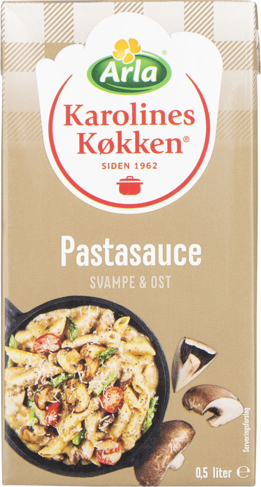Pastasauce svampe & ost 0,5 l