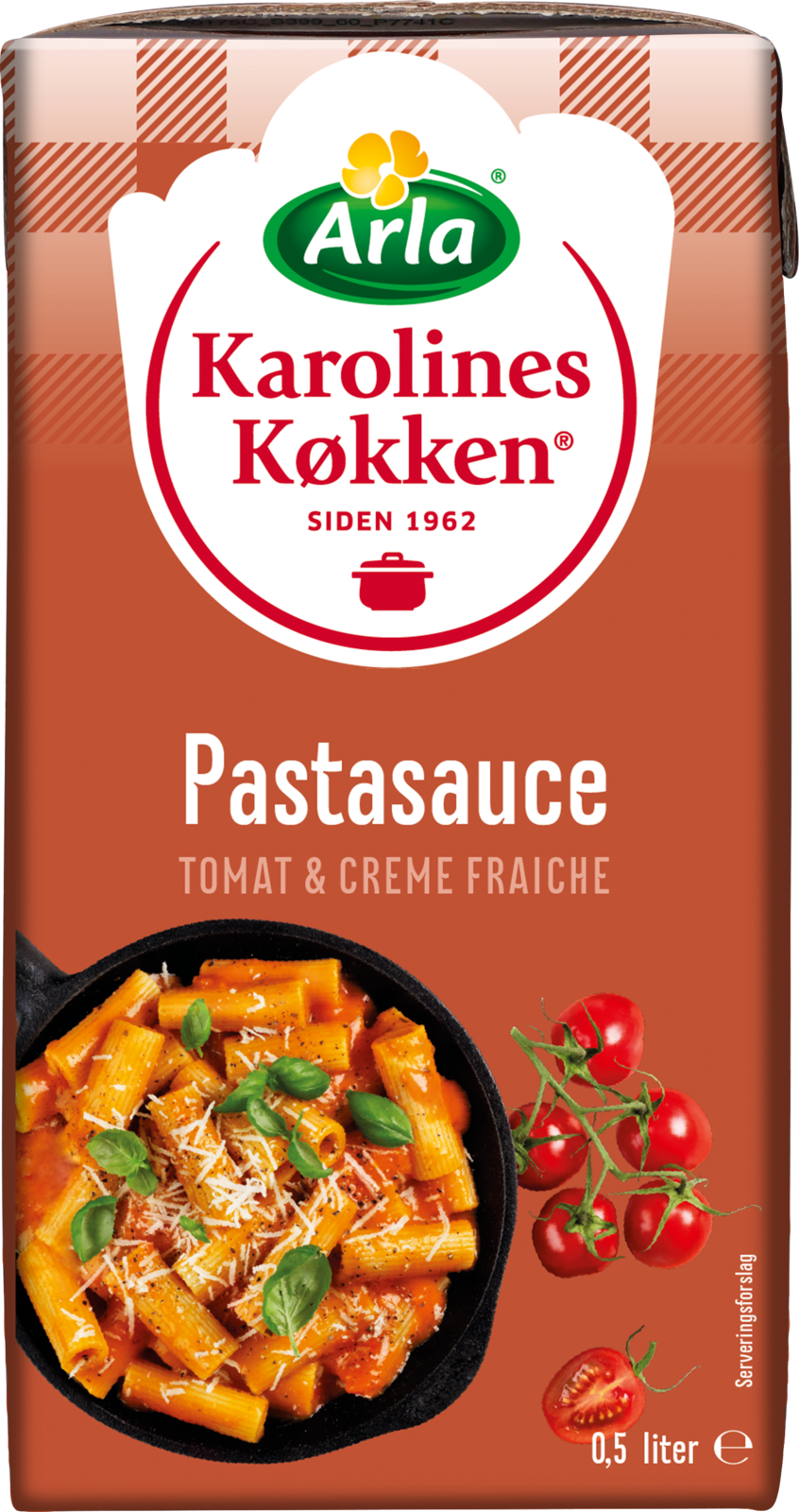 Pastasauce tomat & creme fraiche 0,5 l