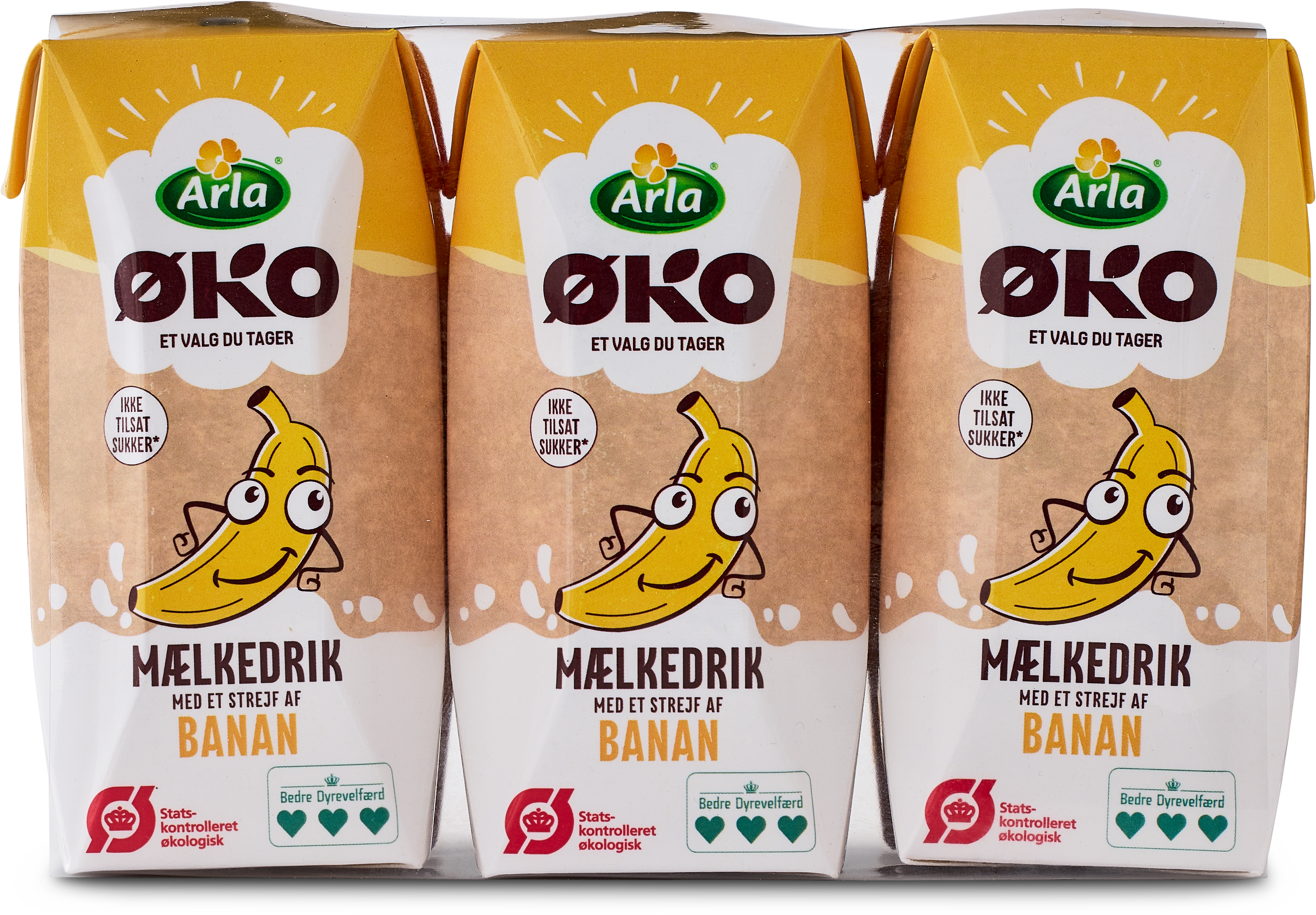 Mælkedrik med et strejf af banan 200 ml