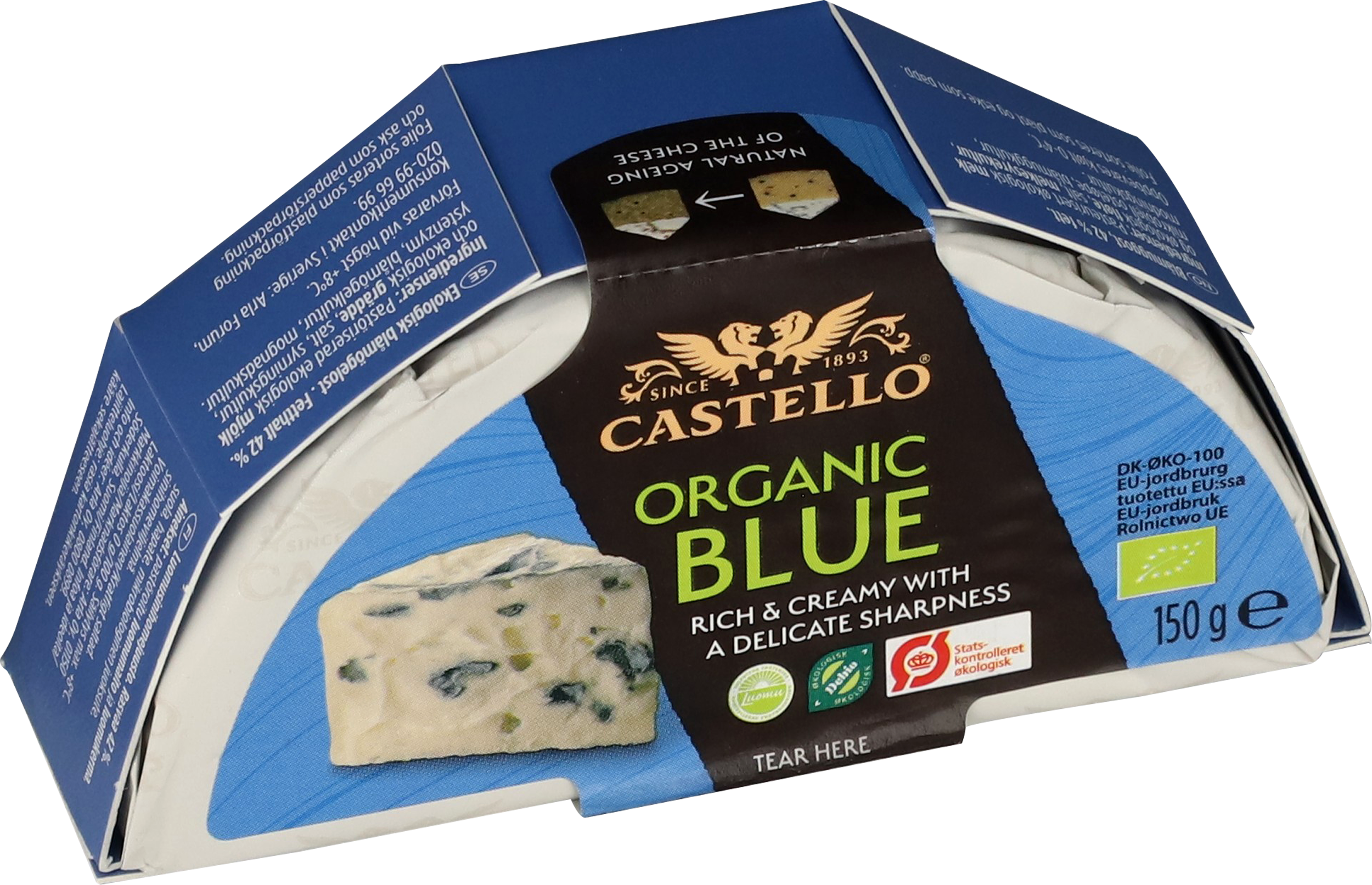Organic blue ekologisk blåmögelost 150 g