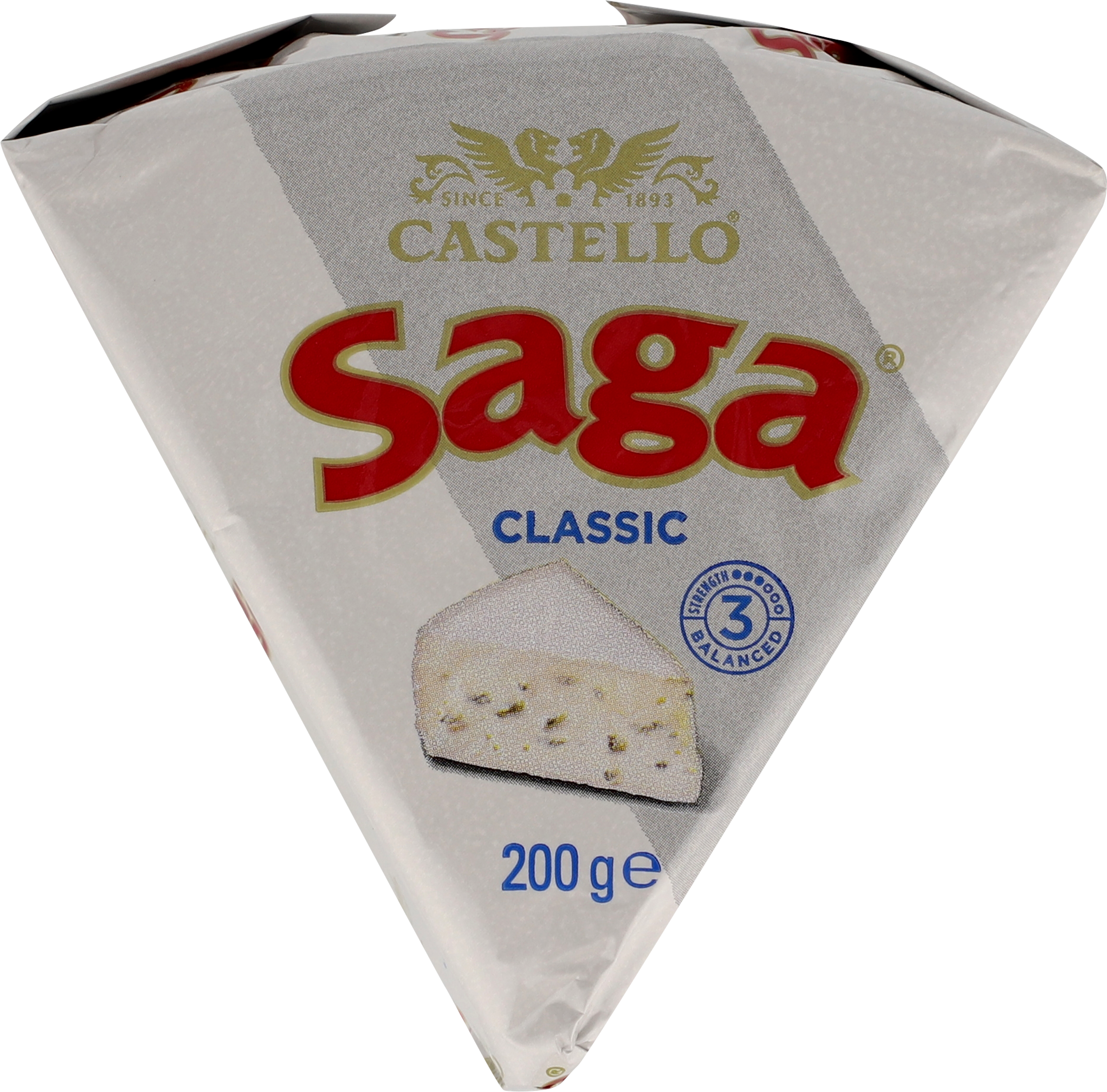 Saga Classic blå- og hvidskimmelost 42% 200 g