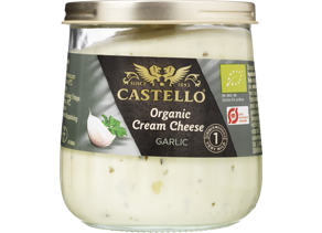 Organic Cream Cheese Garlic 65+ 150 g