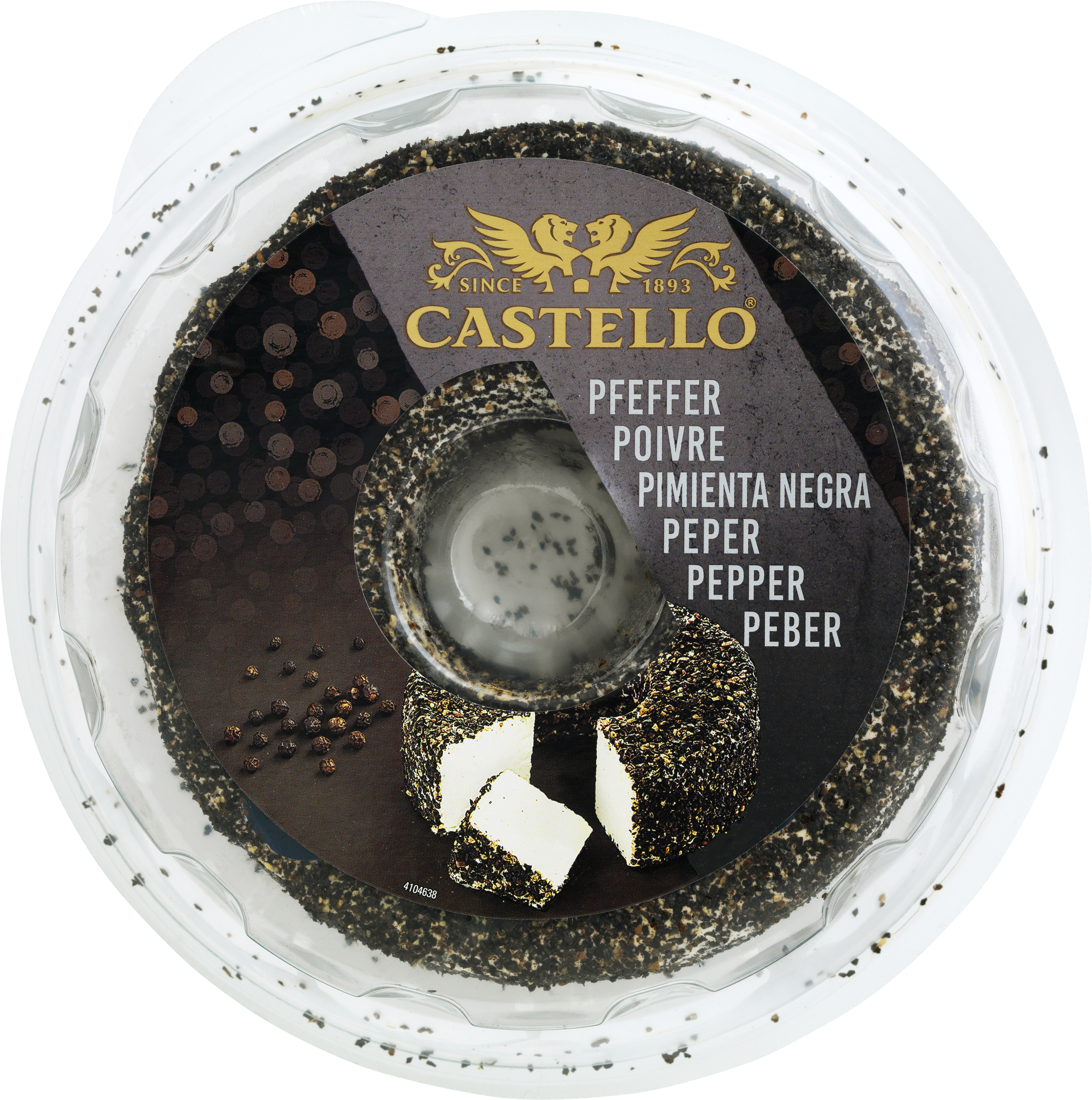 Flødeost m. peber 28% 1 kg