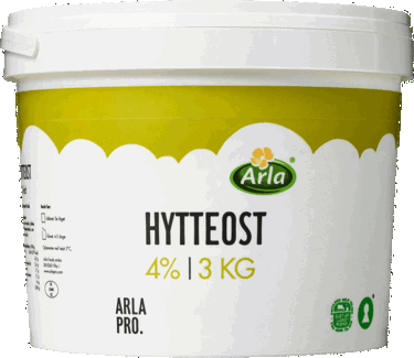 ARLA HYTTEOST 4% 1X3KG