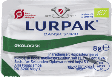 LURPAK ØKO SMØR 1X8G