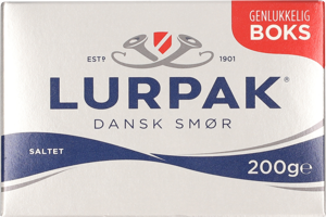 Lurpak® Dansk smør i boks Saltet 200 g