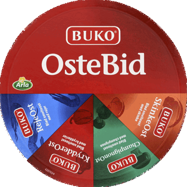 Buko mix assorteret fløde- og smelteost 65+ (25%)