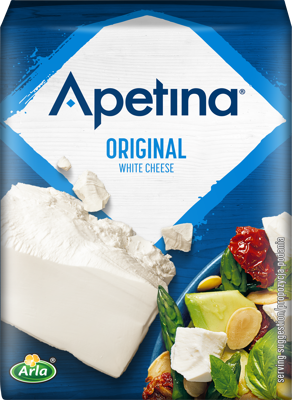 Apetina® Vitost krämig hel bit 17% 200g