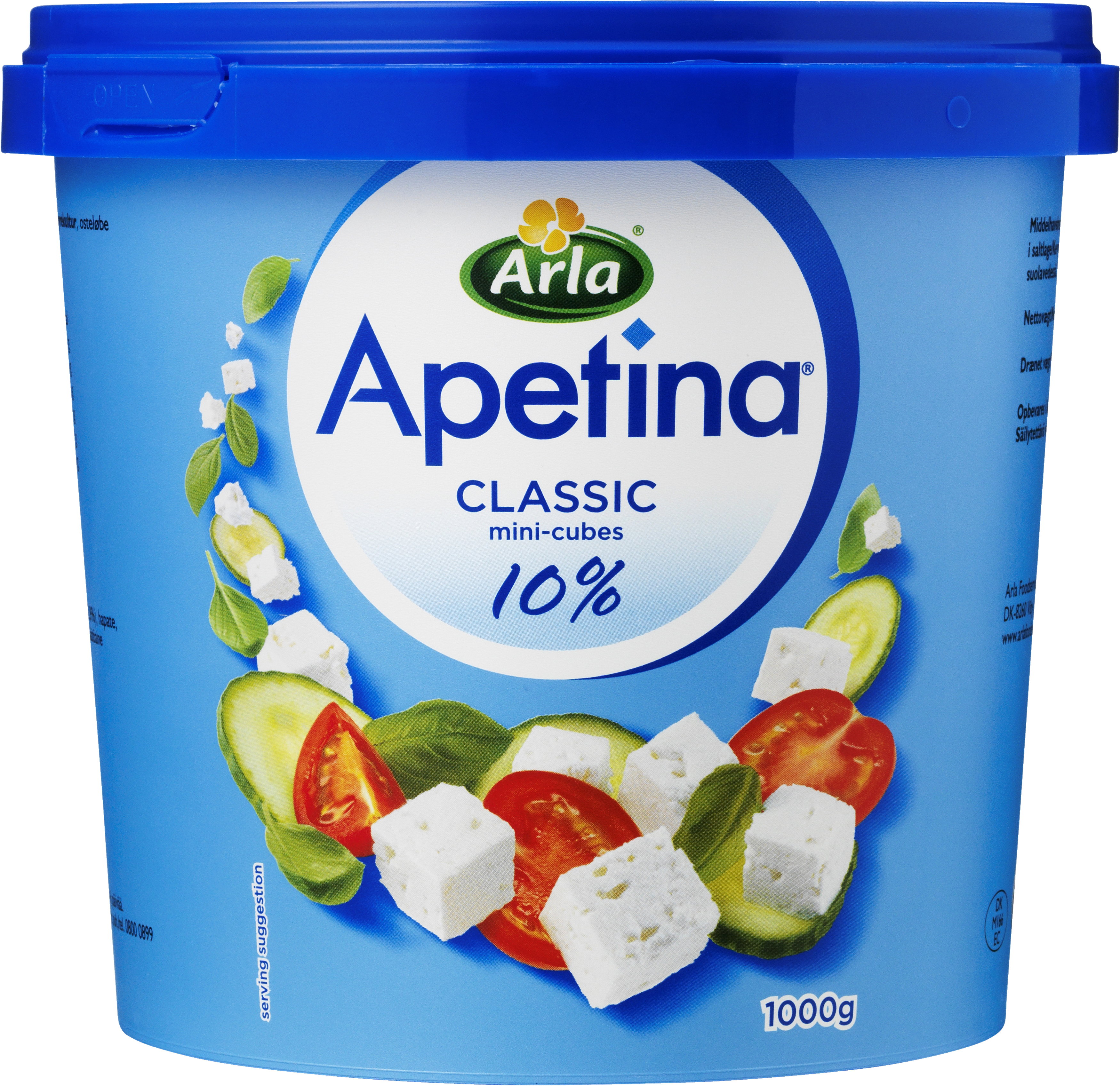 Salatost i minitern 10% 45+ 1600 g