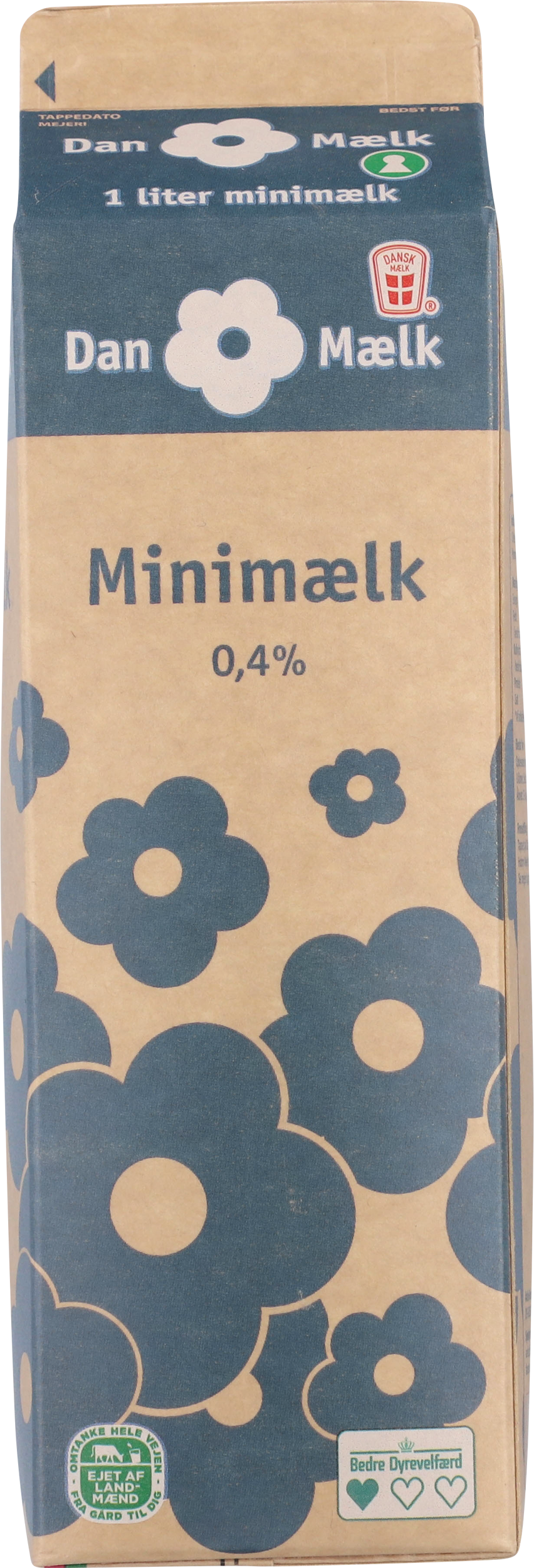 Minimælk 0,4% 1 l