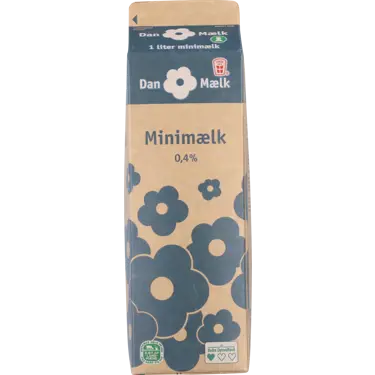 Minimælk 0,4% 1 L