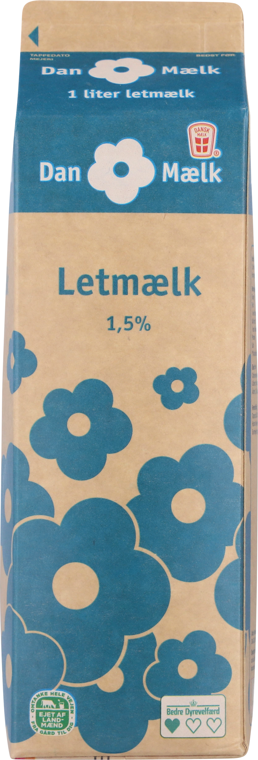 Letmælk 1,5% 1 l